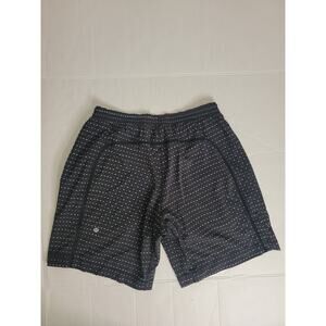 Lululemon Shorts Mens Sz Large Pace Breaker Gray Black Pints 9” Training Stretch